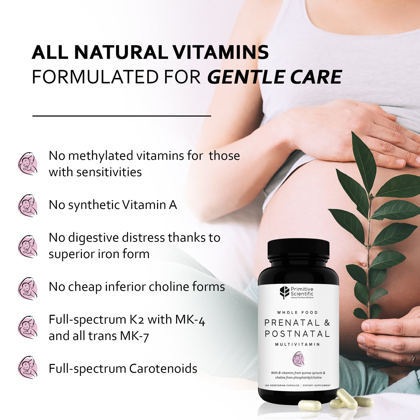 Primitive Scientific Prenatal and Postnatal Multivitamin for Women
