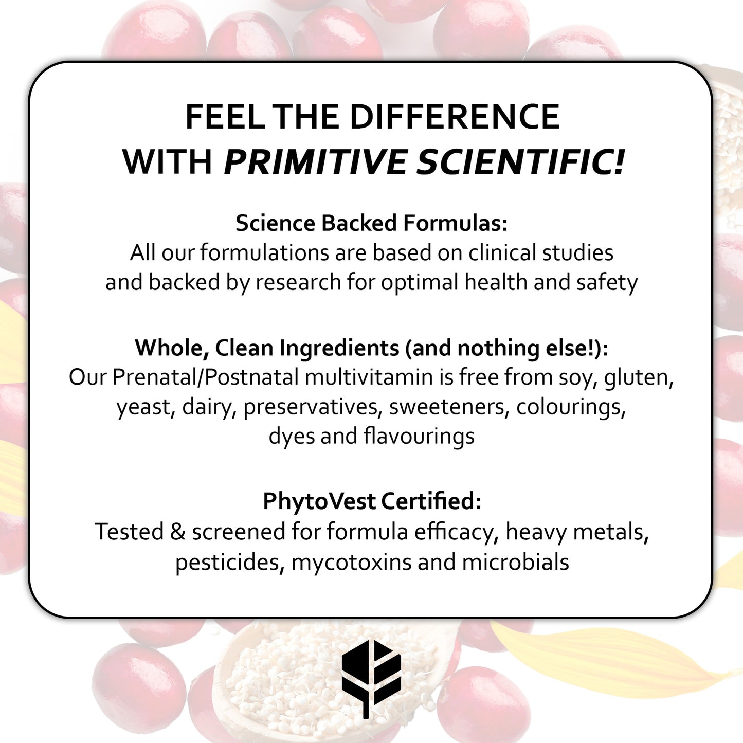 Primitive Scientific Prenatal and Postnatal Multivitamin for Women