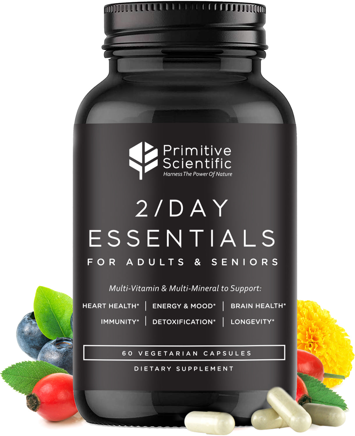 Primitive Scientific Whole Foods Multivitamins for Adults and Seniors