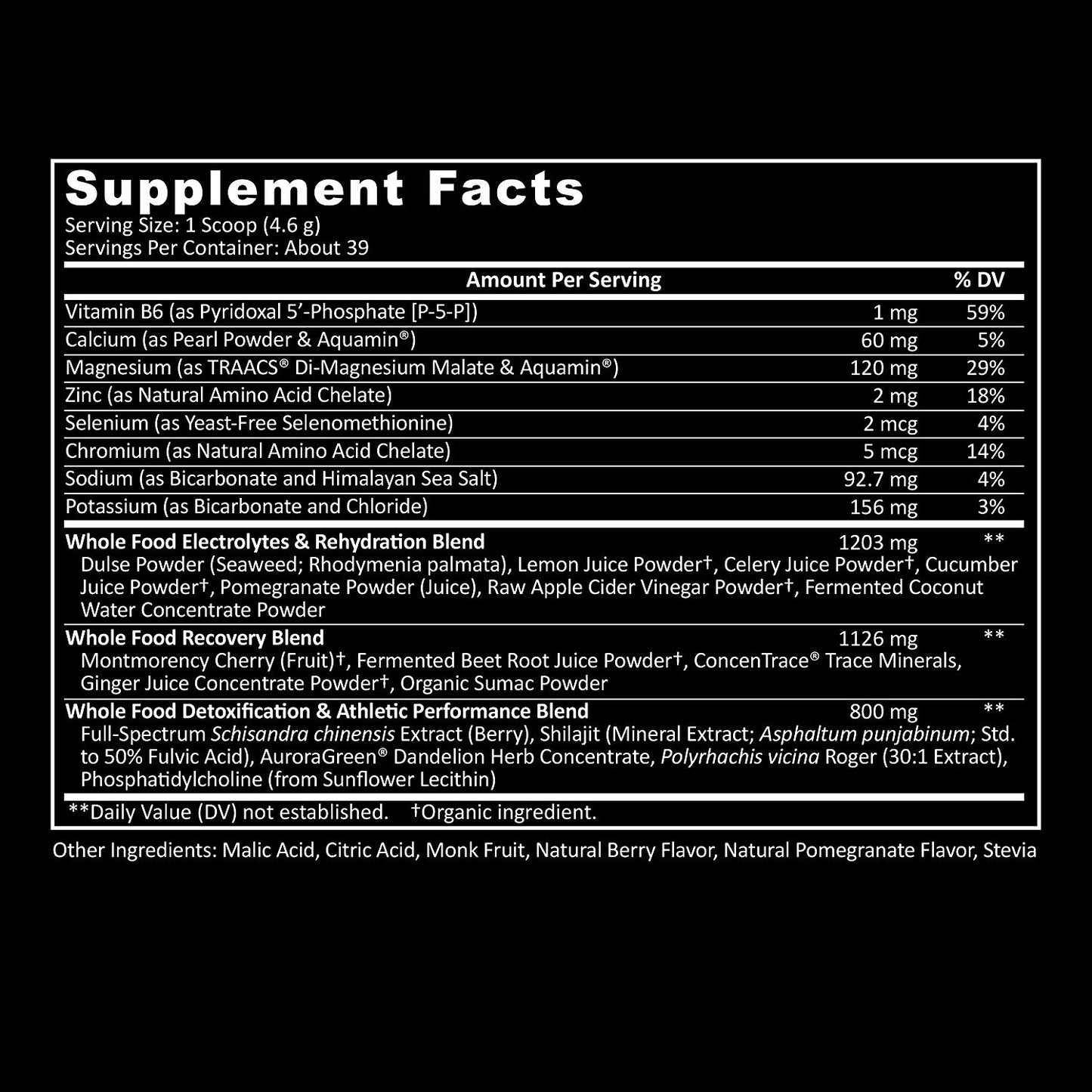 Whole Food Electrolyte Powder