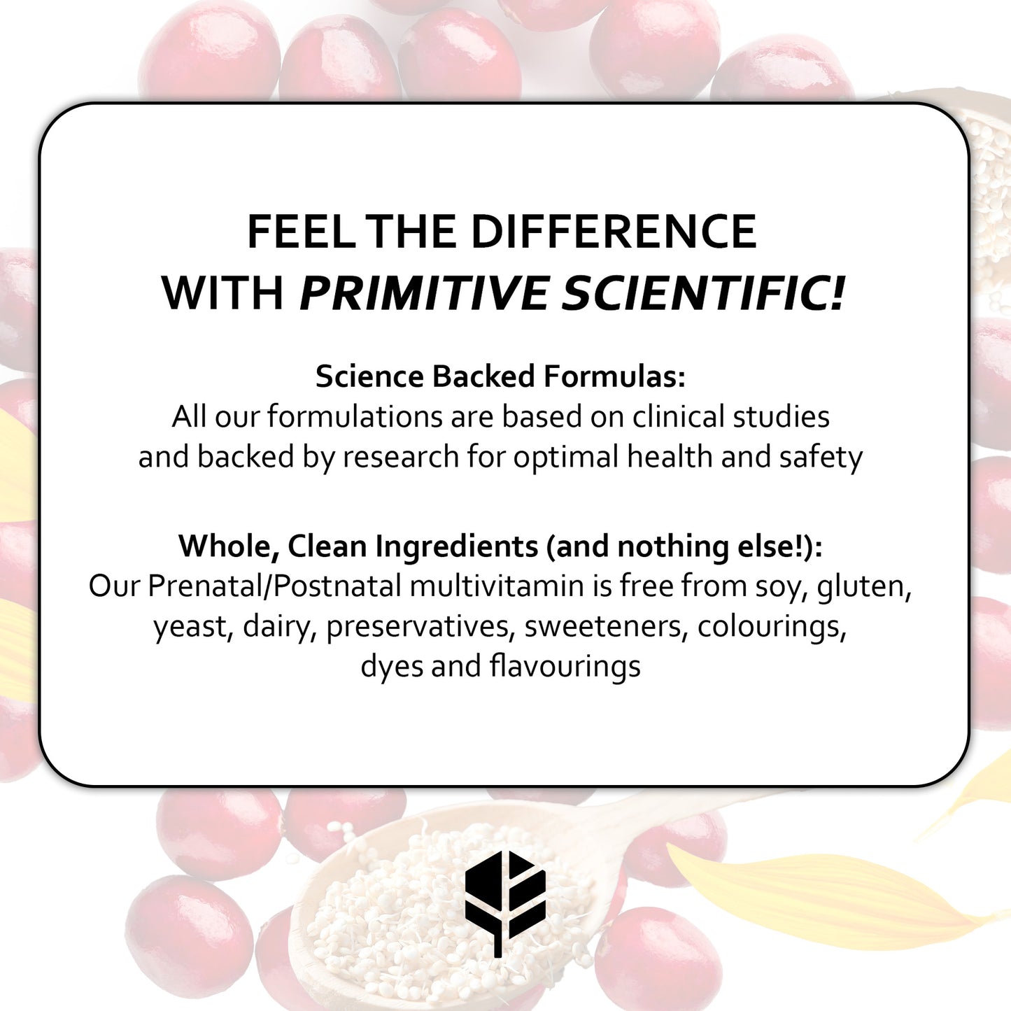 Primitive Scientific Prenatal and Postnatal Multivitamin for Women