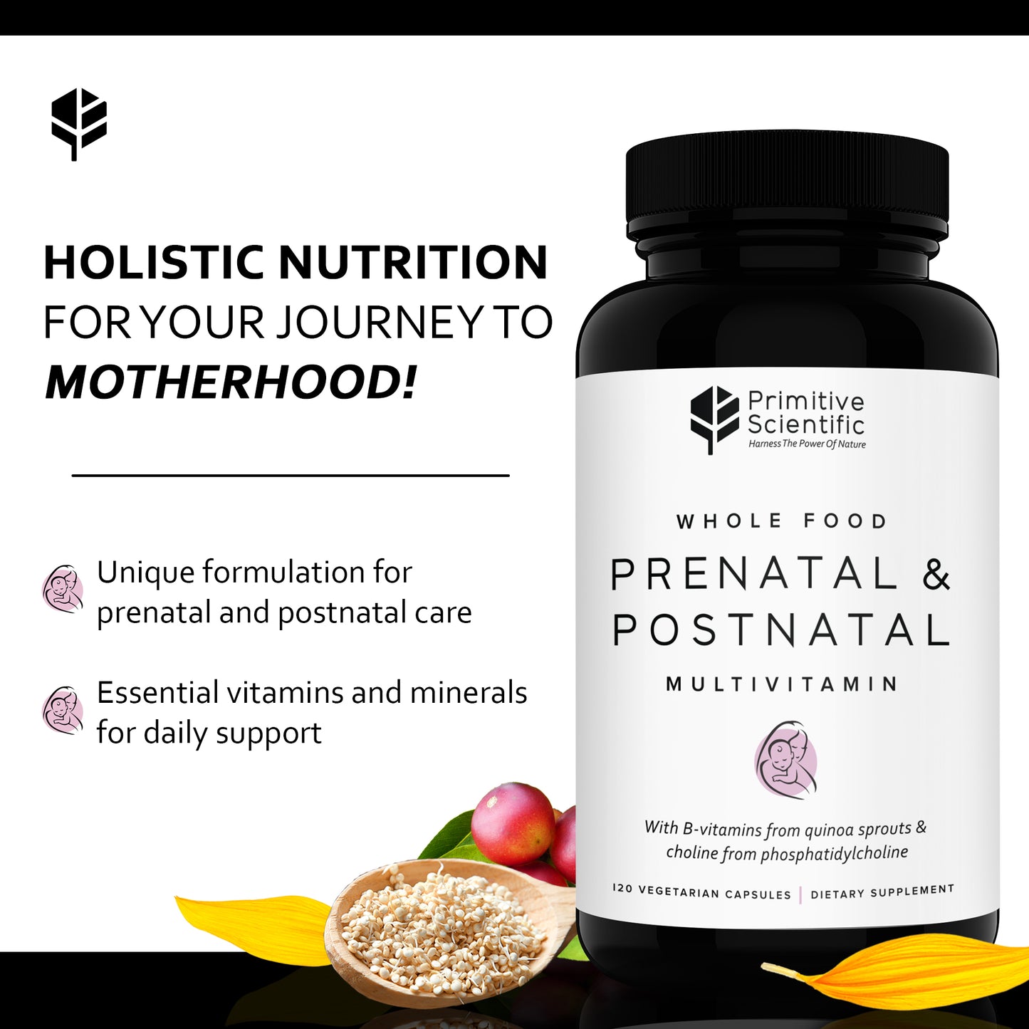 
                  
                    Primitive Scientific Prenatal and Postnatal Multivitamin for Women
                  
                