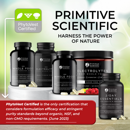 Primitive Scientific Whole Foods Multivitamins for Adults and Seniors